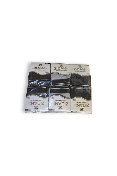 ZIDAN Men's Boxer Shorts - Made in Turkey Black-Anthracite-Gray - 12PCS