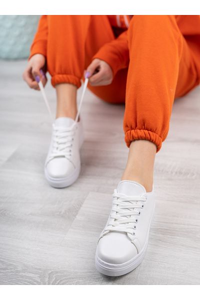 ayakkabıhavuzu White Women's Sneakers