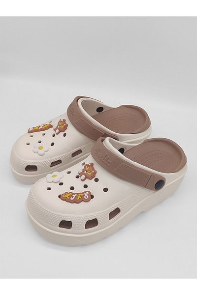 ONDR Terlik Comfortable Sole Sea Beach Cook Hospital Nurse Doctor Cross Sport Women Sandals White Brown Slippers