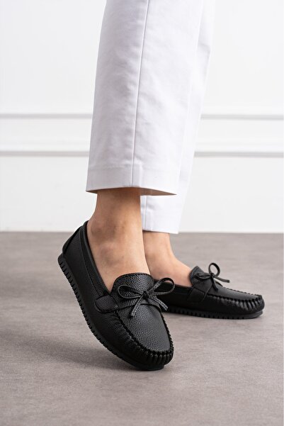 Sanart Shop Maya Kadın Hafif Rahat Taban Şık Günlük Ofis Babet Ayakkabı Ortop...