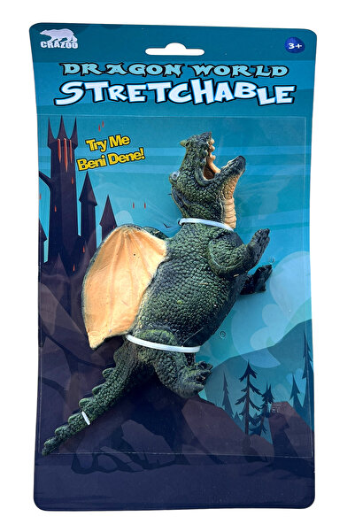 UDATOYS Silikon Ejderha Dragon Sukuşi Stres Oyuncağı Squishy Dinazor 20CM