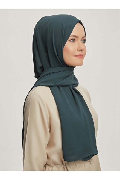 Tuva Şal Crepe Shawl - Amber Green -