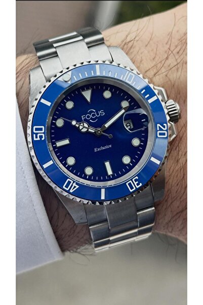 Focus VİDALI TEPE KOMPLE ÇELİK SPOR ŞIK VE KALİTELİ GARANTİLİ ERKEK KOL SAAT