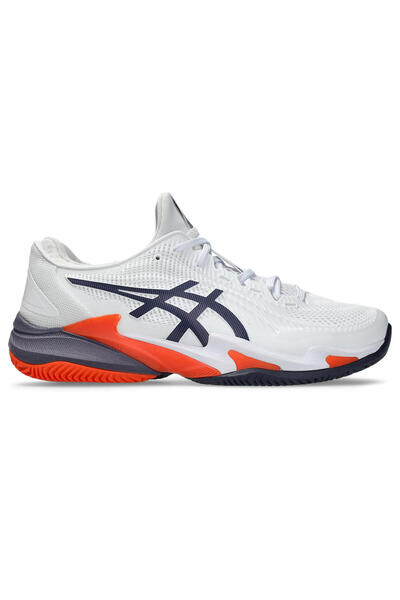 Asics COURT FF 3 CLAY Erkek Beyaz-Turuncu Tenis Ayakkabısı 1041A371-104