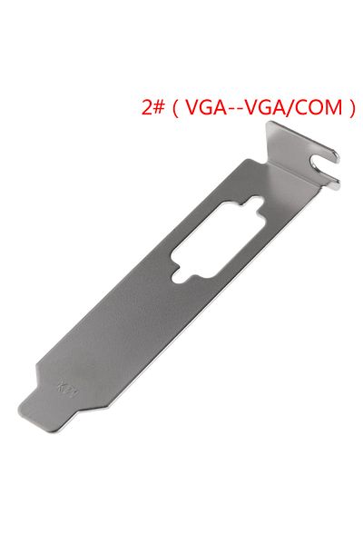 Choice محول حامل منخفض الارتفاع من 2vgavgacom قطعة واحدة لبطاقات الرسومات ذات الارتفاع النصفي ومنفذ DVI وVga وسطح مكتب رفيع