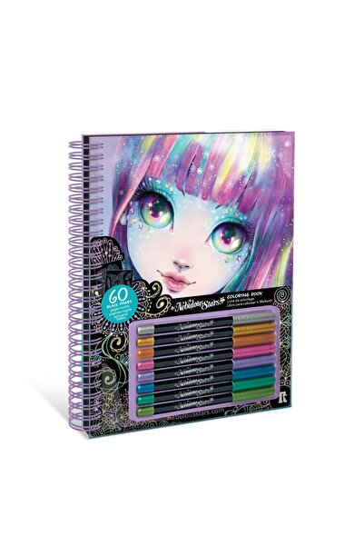 NEBULOUS STARS Set Art & Craft Carte De Colorat Cu Pagini Negre, personaj Isa...