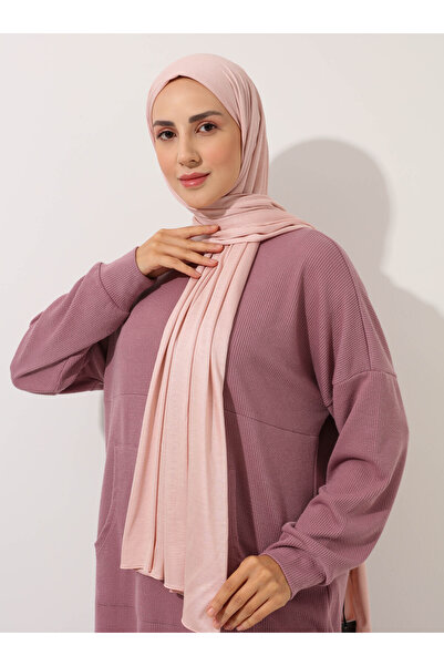 Tuva Şal Σάλι από βισκόζη από χτενισμένο βαμβάκι Sunshine Mercerized - Powder Beige -