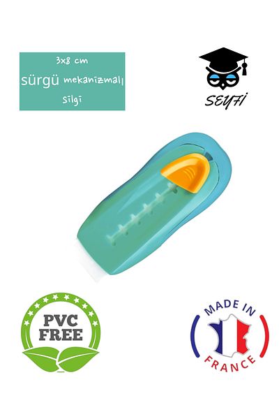 SEYFİKİRTASİYE Eraser Maped with Sliding Mechanism 3X8 cm