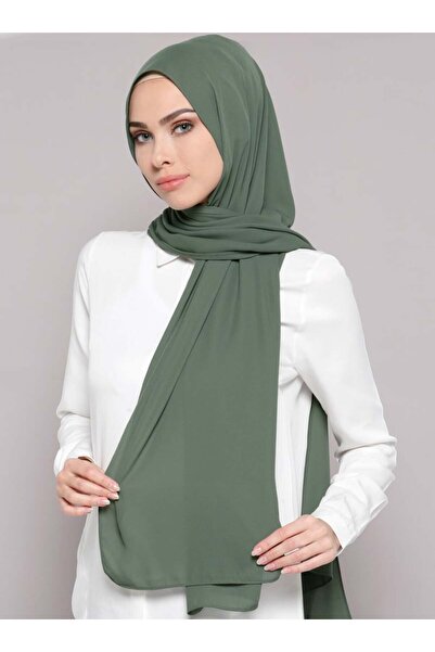 Tuva Şal Women's Crepe Shawl Khaki414036