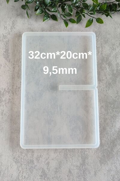 By Shesel DİKDÖRTGEN DÜZ RAHLE TEKLİ EPOKSİ SİLİKON KALIBI