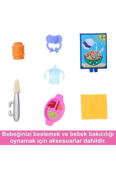Barbie Skipper Bebek Bakıcısı Oyun Seti HTK35