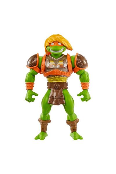 mattel MOTU x TMNT: Turtles of Grayskull Action Figure Michelangelo 14 cm