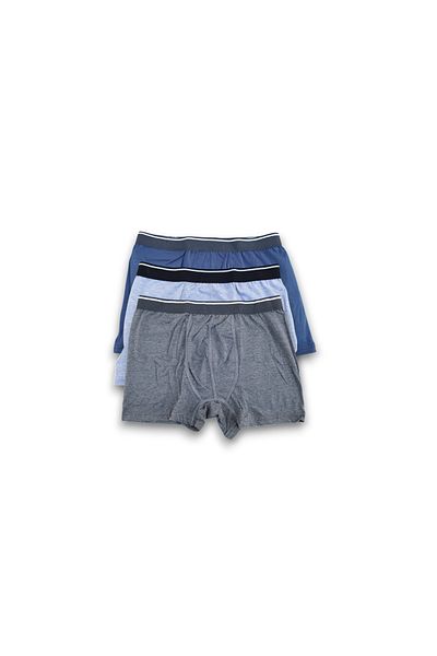 ZIDAN Men's Boxer Shorts - Made in Turkey Gray-Anthracite-Dark Blue - 12PCS
