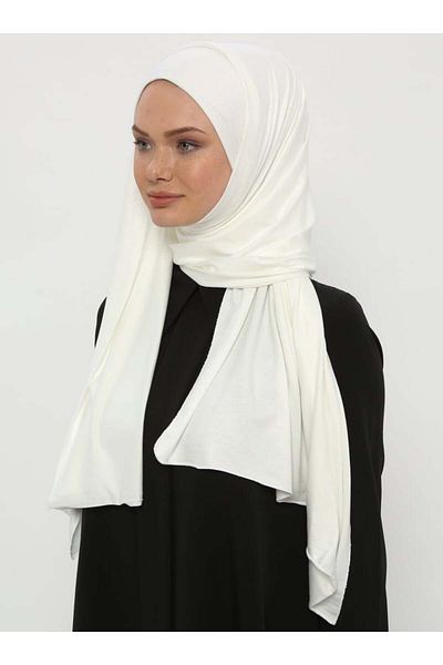 Ecardin Women's Ecru Practical Plain Shawl