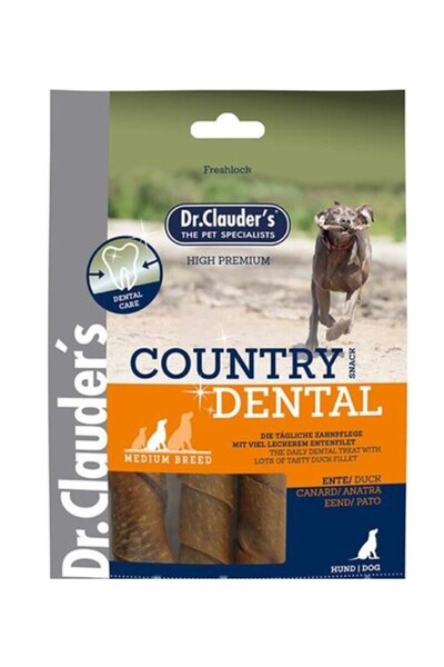Dr. Clauder Dr.clauder's Country Dental Ördekli Köpek Ödül Maması 120 gr M