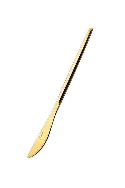 kalben Amore Titanium Shiny Gold 6 Piece Dessert Knife