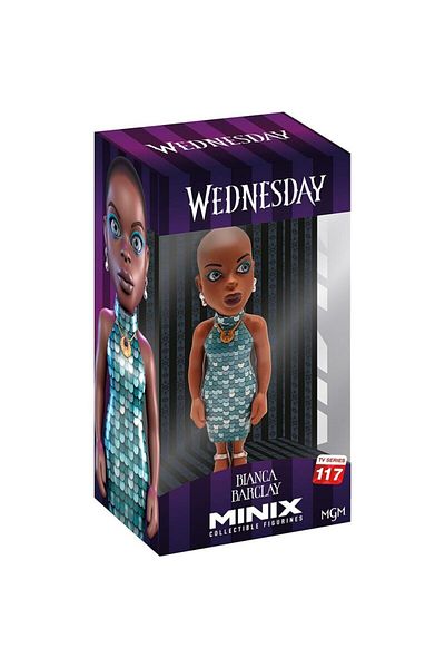 MINIX Figurina Wednesday Addams Bianca, 12cm