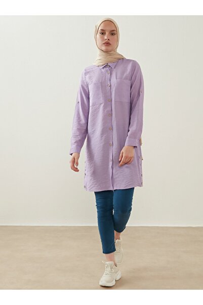 Por La Cara Lila Ropa: Πουκάμισο με τρεις κουμπιά και διπλές τσέπες