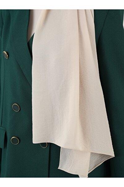 Tuva Şal Crepe Jazz Shawl - Beige - 6 - Canvas