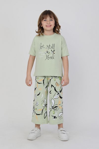 e-çocuk Be Still Printed Girl's Suit