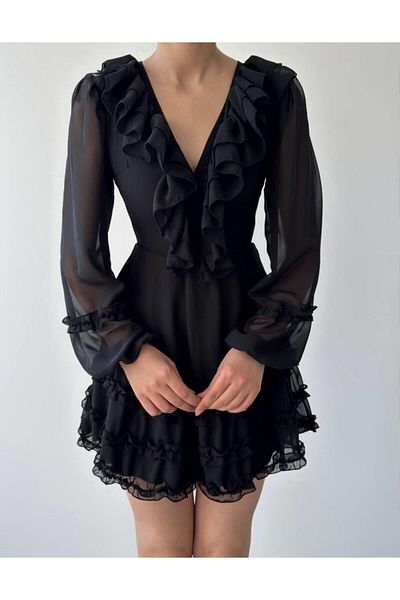 Moda Asmira Osies Ruffle Dress