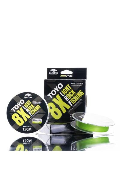 Caretta Toyo Green 8X Ligh Rock Fishing (LRF) 150 mt İp Misina