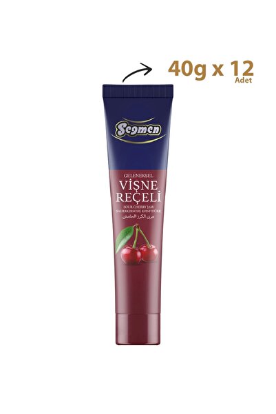 Seğmen Vişne Reçeli Tüp 40g (12'li)