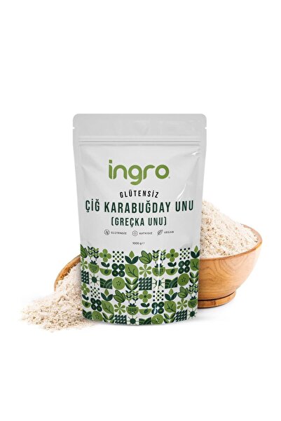 İngro Glutensiz Çiğ Karabuğday Unu 5000g ( Greçka Unu )
