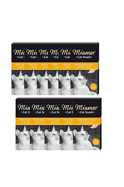 Miamor Cream Multi Vitamin Kedi Ödül Maması 6x15 gr (11 ADET)