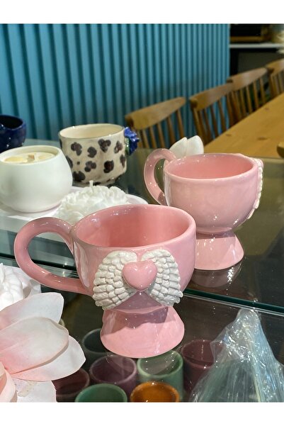 Gesto seramik Cup with Angel Wings