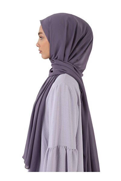 Tuva Şal Şifon Şal - Violet - Tuva