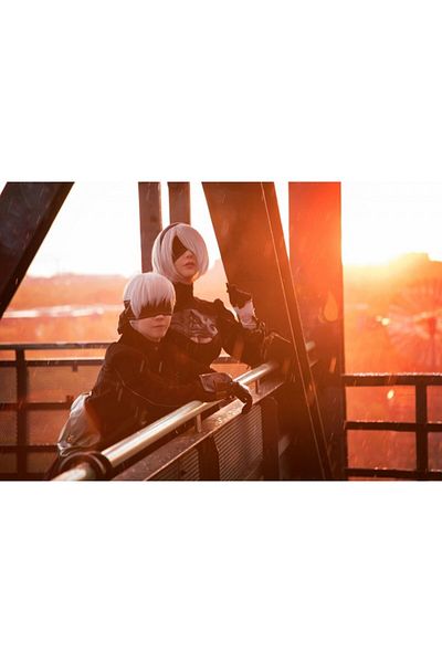 OEM Poster 2b 9s Nier Automata Cosplay, 61x90cm, poster2292, Zumzeria ®