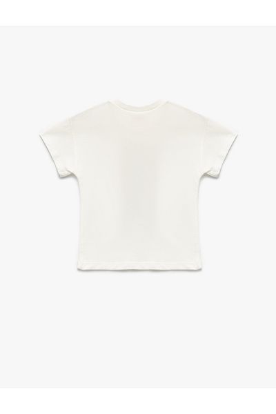 Koton Ataturk Printed Crew Neck Cotton Short Sleeve T-Shirt