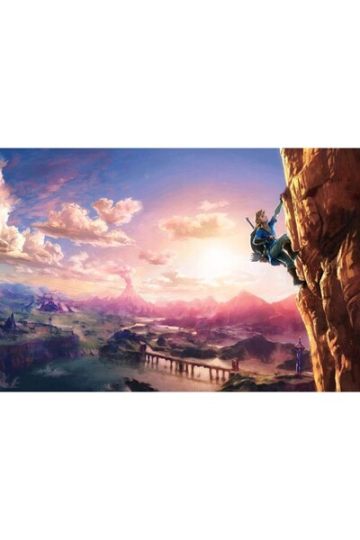 OEM Poster The Legend Of Zelda Link Climbing, 61x90cm, Zumzeria ®