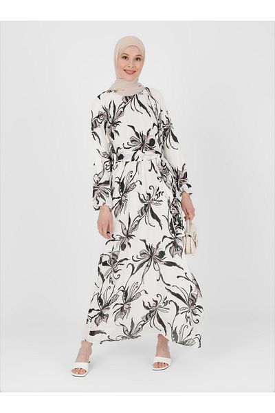 Refka Patterned Dress Casual