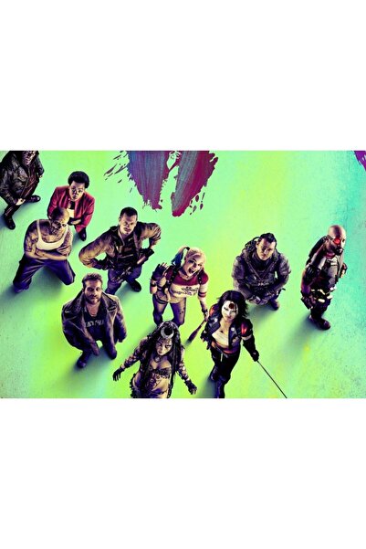 OEM Αφίσα Ομάδα Αυτοκτονίας, 61x90εκ., Zumzeria