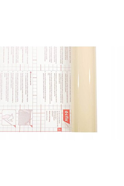 d-c-fix 176-2214 Plain Shiny Cream Self Adhesive Foil (45 cm X 1 Mt)