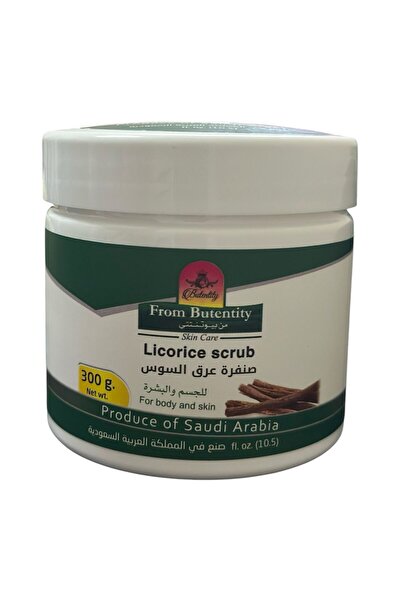 butentity صنفرة بعرق السوس للجسم والبشرة من بيوتنتيتي 300جم