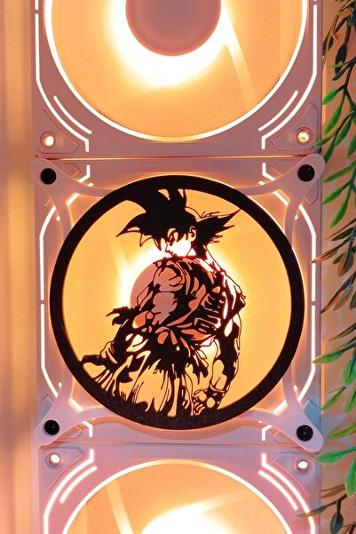 Caseybox Dragon Ball Son Goku 120x120 Mm Beyaz Çerçeveli Oyun Pc Aksesuarı, M...