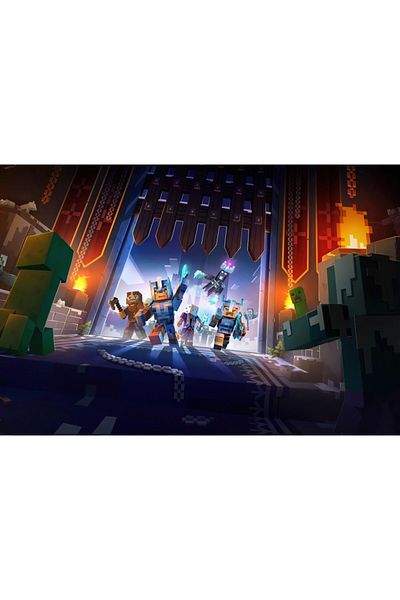 OEM Poster Minecraft Dungeons Creeping Winter, 61x90cm, Zumzeria ®