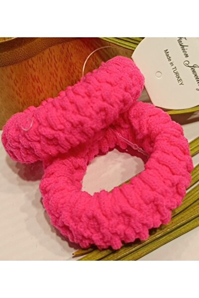 Monalisa Home Luxurious Figured Pink Rubber Buckle