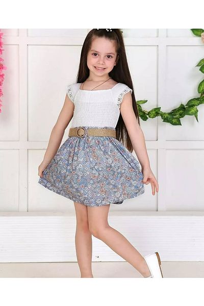 ÜZRKİDS Skirted Double Suit Set