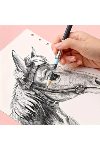 Art Tone Çift Taraflı Kalem Uzatma Aparatı Uzatıcı, Tutucu, Uzatma Çubuğu 1 Adet Set