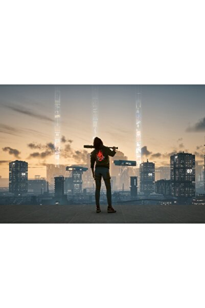 OEM Αφίσα Cyberpunk 2077 Ημέρα Μπέιζμπολ, 61x90εκ., poster1447, Zumzeria