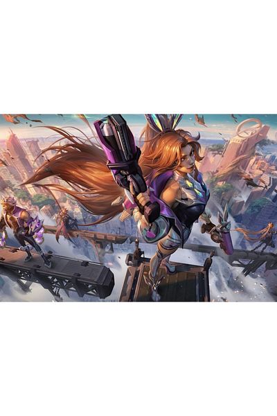 OEM Poster Battle Bunny Miss Fortune League Of Legends, 61x90cm, poster769, Zumzeria ®