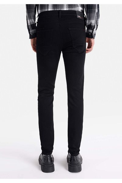 Colin's 040 Мъжки черни дънки Alex Skinny Fit с ниска талия