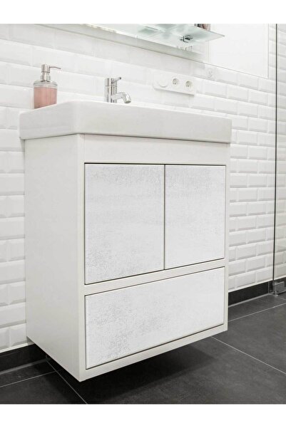 d-c-fix 176-8183 Kirli Beyaz Beton Görünümlü Yapışkanlı Folyo ( 67 Cm X 1 Mt )