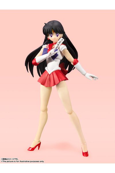 BANDAI Sailor Moon Sailor Mars Anime Color Edition Bandai S.H.Figuarts