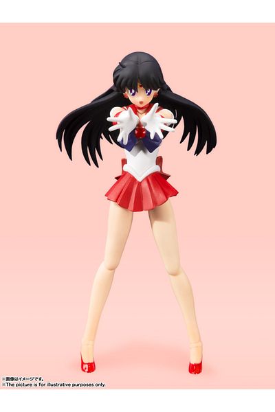 BANDAI Sailor Moon Sailor Mars Anime Color Edition Bandai S.H.Figuarts