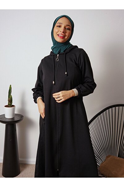 Por La Cara Hooded Long Sports Cap - Black - Por La Cara